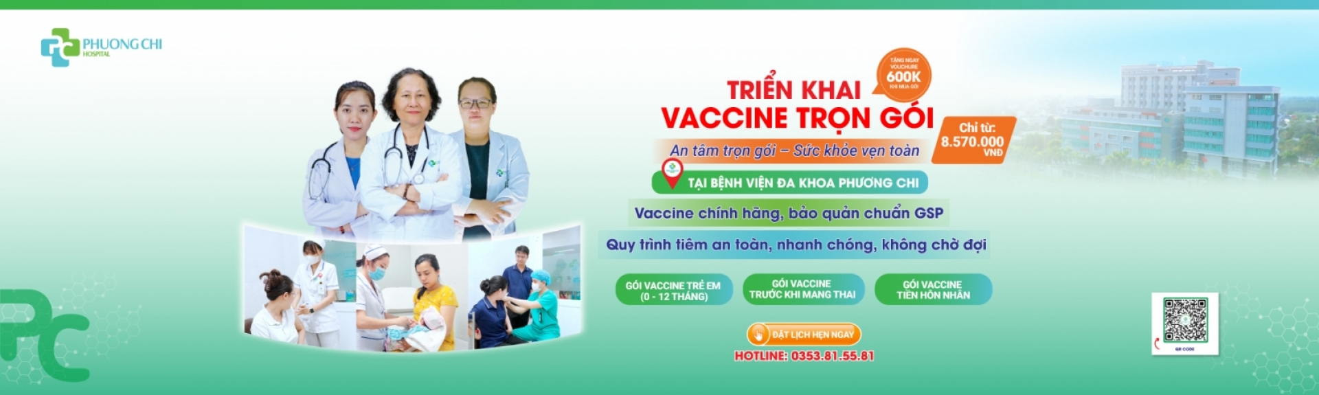 Triển khai gói vaccine tại Bệnh viện Đa khoa Phương Chi