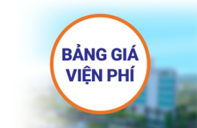 Bảng giá viện phí