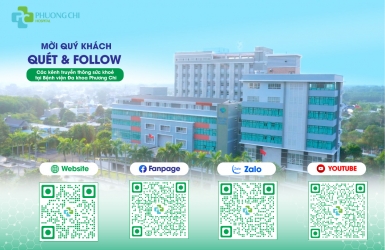 QUÉT & FOLLOW NGAY: Các kênh truyền thông sức khoẻ tại Bệnh viện Đa khoa Phương Chi